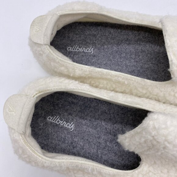 Allbirds Merino Wool Lounger Fluffs Men\'s 13 White Sherpa Slip On Loafer Sneaker main image 6